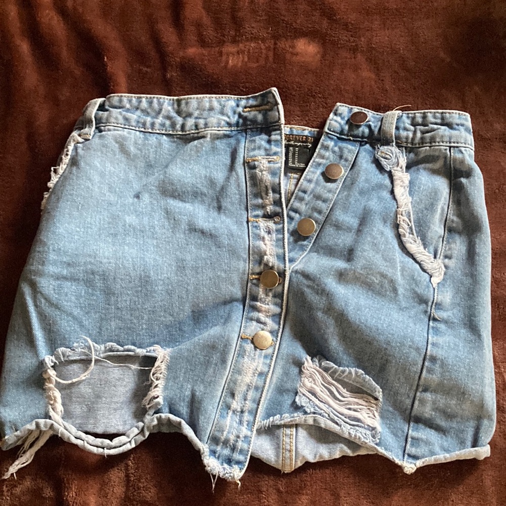 Jean skirt - mini size M